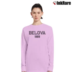 Women’s 1989 Yelena Belova Black Widow Avengers Marvel Long-Sleeve Top in light pink | Sleek, Versatile, All-Season