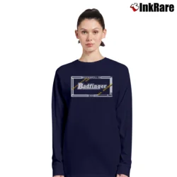 Women’s 1990 Badfinger Power Pop Rock Band Long-Sleeve Top in navy | Sleek, Versatile, All-Season