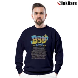 Men’s 1990 Bell Biv Devoe Rap Crewneck Sweatshirt in navy | Cozy Fabric, Clean Style