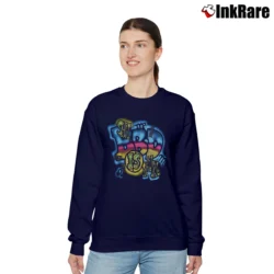 Women’s 1990 Bell Biv Devoe Rap Relaxed Sweatshirt in navy | Soft, Laid-Back Vibe