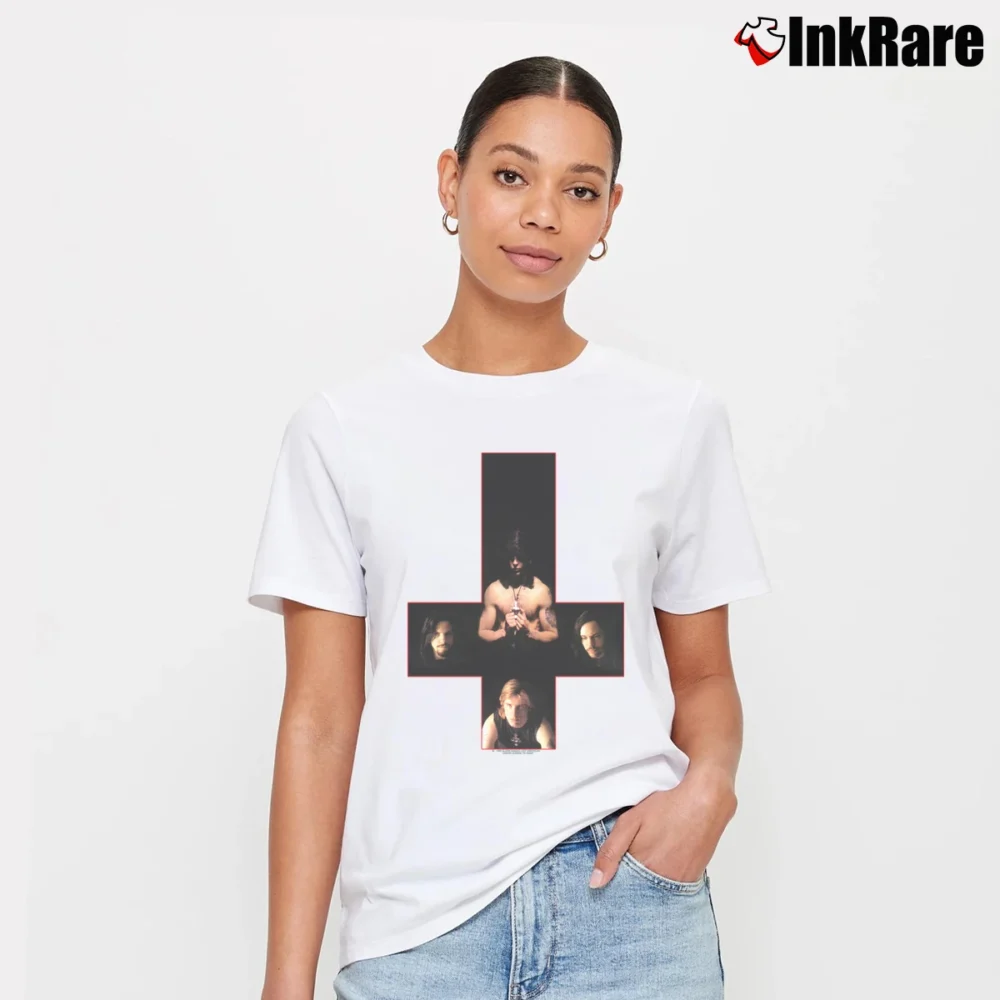Women’s 1990 Danzig Band Signature T-Shirt in white | Soft, Flattering Fit