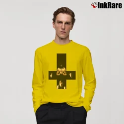 Men’s 1990 Danzig Classic Band Tour Long-Sleeve Shirt in yellow | Sleek, Lightweight, Year-Round Wear