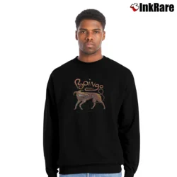 Men’s 1990 Oingo Boingo Band Crewneck Sweatshirt in black | Cozy Fabric, Clean Style