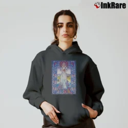Women’s 1990 Palu The Cat Goddess Fantasy Cozy Hoodie in charcoal | Warm, Structured, Stylish