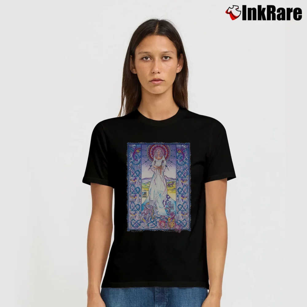 Women’s 1990 Palu The Cat Goddess Fantasy Signature T-Shirt in black | Soft, Flattering Fit