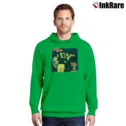 Men’s 1990 Rolling Stones Urban Jungle Tour Pullover Hoodie in irish green | Cozy, Durable, Modern Fit