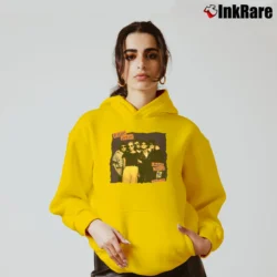 Women’s 1990 Rolling Stones Urban Jungle Tour Cozy Hoodie in yellow | Warm, Structured, Stylish