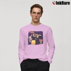 Men’s 1990 Rolling Stones Urban Jungle Tour Long-Sleeve Shirt in light pink | Sleek, Lightweight, Year-Round Wear