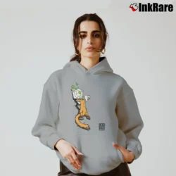 Women’s 1990 Santa Cruz Skateboards Bod Boyle Sick Cat Cozy Hoodie in sport grey | Warm, Structured, Stylish