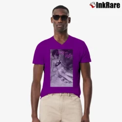 Men’s 1990s Alice Donut Magdalene Punk Rock Band V-Neck Tee in purple | Sharp, Breathable, Everyday Staple
