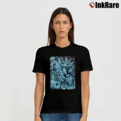 Women’s 1990s Alice In Chains Tour Promo Nirvana Oasis Style Signature T-Shirt in black | Soft, Flattering Fit