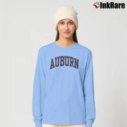 Women’s 1990s Auburn Tigers Russell Athletic Long-Sleeve Top in light blue | Sleek, Versatile, All-Season