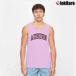 Men’s 1990s Auburn Tigers Russell Athletic Tank Top in light pink | Breathable, Active-Friendly Design