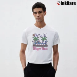 Men’s 1990s Blizzard Beach Walt Disney World V-Neck Tee in white | Sharp, Breathable, Everyday Staple