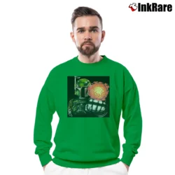 Men’s 1990s Boba Fett Star Wars Crewneck Sweatshirt in irish green | Cozy Fabric, Clean Style