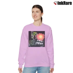Women’s 1990s Boba Fett Star Wars Relaxed Sweatshirt in light pink | Soft, Laid-Back Vibe
