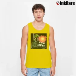 Men’s 1990s Boba Fett Star Wars Tank Top in yellow | Breathable, Active-Friendly Design