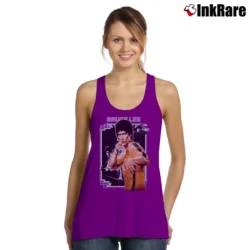 Women’s 1990s Bruce Lee The Dragon Chinese Legend Movie Tank Top in purple | Lightweight, Movement-Friendly