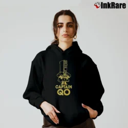Women’s 1990s Captain Qo Circuit Breaker Summit Group Cartoon Cozy Hoodie in black | Warm, Structured, Stylish
