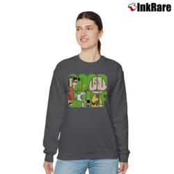 Women’s 1990s Charlie Brown Snoopy Good Grief Relaxed Sweatshirt in charcoal | Soft, Laid-Back Vibe