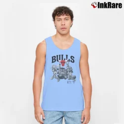 Men’s 1990s Chicago Bulls Looney Tunes Classic Tank Top in light blue | Breathable, Active-Friendly Design