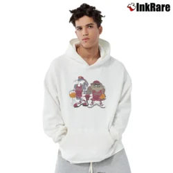 Men’s 1990s Chicago Bulls Looney Tunes NBA Pullover Hoodie in white | Cozy, Durable, Modern Fit