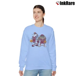 Women’s 1990s Chicago Bulls Looney Tunes NBA Relaxed Sweatshirt in light blue | Soft, Laid-Back Vibe