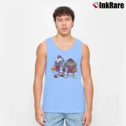 Men’s 1990s Chicago Bulls Looney Tunes NBA Tank Top in light blue | Breathable, Active-Friendly Design