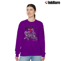 Women’s 1990s Chicago Bulls Looney Tunes Relaxed Sweatshirt in purple | Soft, Laid-Back Vibe
