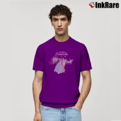 Men’s 1990s Cinderella Disney Cartoon Classic T-Shirt in purple | Soft, Breathable Everyday Wear
