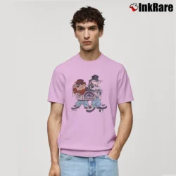 Men’s 1990s Colorado Rockies Looney Tunes Classic T-Shirt in light pink | Soft, Breathable Everyday Wear