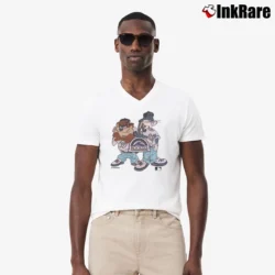 Men’s 1990s Colorado Rockies Looney Tunes V-Neck Tee in white | Sharp, Breathable, Everyday Staple