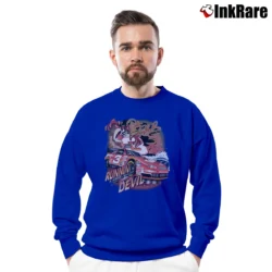 Men’s 1990s Dale Earnhardt Tasmanian Devil Nascar Looney Tunes Crewneck Sweatshirt in royal blue | Cozy Fabric, Clean Style