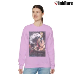 Women’s 1990s Dale Keown Pitt Marvel Comics Artist Relaxed Sweatshirt in light pink | Soft, Laid-Back Vibe