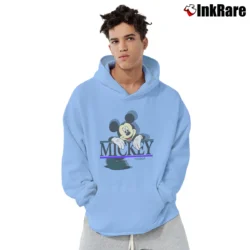 Men’s 1990s Disney Mickey Mouse Florida Pullover Hoodie in light blue | Cozy, Durable, Modern Fit