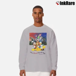Men’s 1990s Disneyland Mickey Cartoon Graphic Long-Sleeve Shirt in sport grey | Sleek, Lightweight, Year-Round Wear