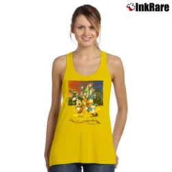 Women’s 1990s Disneyland Mickey Cartoon Graphic Tank Top in yellow | Lightweight, Movement-Friendly