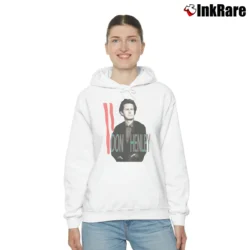 Women’s 1990s Don Henley Music Tour Cozy Hoodie in white | Warm, Structured, Stylish