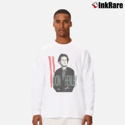 Men’s 1990s Don Henley Music Tour Long-Sleeve Shirt in white | Sleek, Lightweight, Year-Round Wear