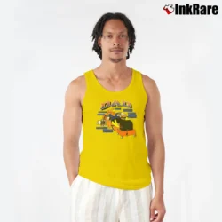 Men’s 1990s Father's Day Looney Tunes Foghorn Leghorn Tank Top in yellow | Breathable, Active-Friendly Design