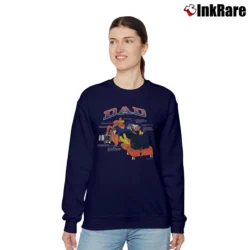 Women’s 1990s Fathers Day Foghorn Leghorn Looney Tunes Character Relaxed Sweatshirt in navy | Soft, Laid-Back Vibe