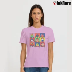 Women’s 1990s Flintstones Distressed Fred Signature T-Shirt in light pink | Soft, Flattering Fit
