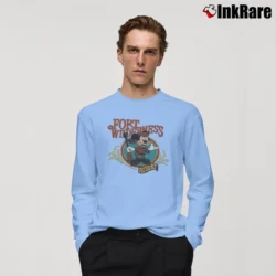 Men’s 1990s Fort Wilderness Resort Disney World Mickey Mouse Long-Sleeve Shirt in light blue | Sleek, Lightweight, Year-Round Wear