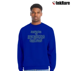 Men’s 1990s Haunted Mansion Tokyo Disneyland Mickey Goofy Crewneck Sweatshirt in royal blue | Cozy Fabric, Clean Style