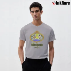 Men’s 1990s Haunted Mansion Tokyo Disneyland Mickey Goofy V-Neck Tee in sport grey | Sharp, Breathable, Everyday Staple