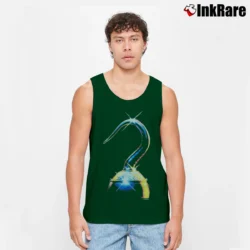 Men’s 1990s Hook Robin Williams Peter Pan Disney Tank Top in forest green | Breathable, Active-Friendly Design
