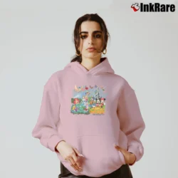 Women’s 1990s Magic Kingdom Disney World Cozy Hoodie in light pink | Warm, Structured, Stylish