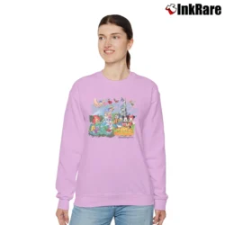 Women’s 1990s Magic Kingdom Disney World Relaxed Sweatshirt in light pink | Soft, Laid-Back Vibe