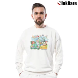 Men’s 1990s Magic Kingdom Disney World Crewneck Sweatshirt in white | Cozy Fabric, Clean Style