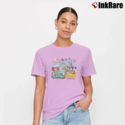 Women’s 1990s Magic Kingdom Disney World Signature T-Shirt in light pink | Soft, Flattering Fit